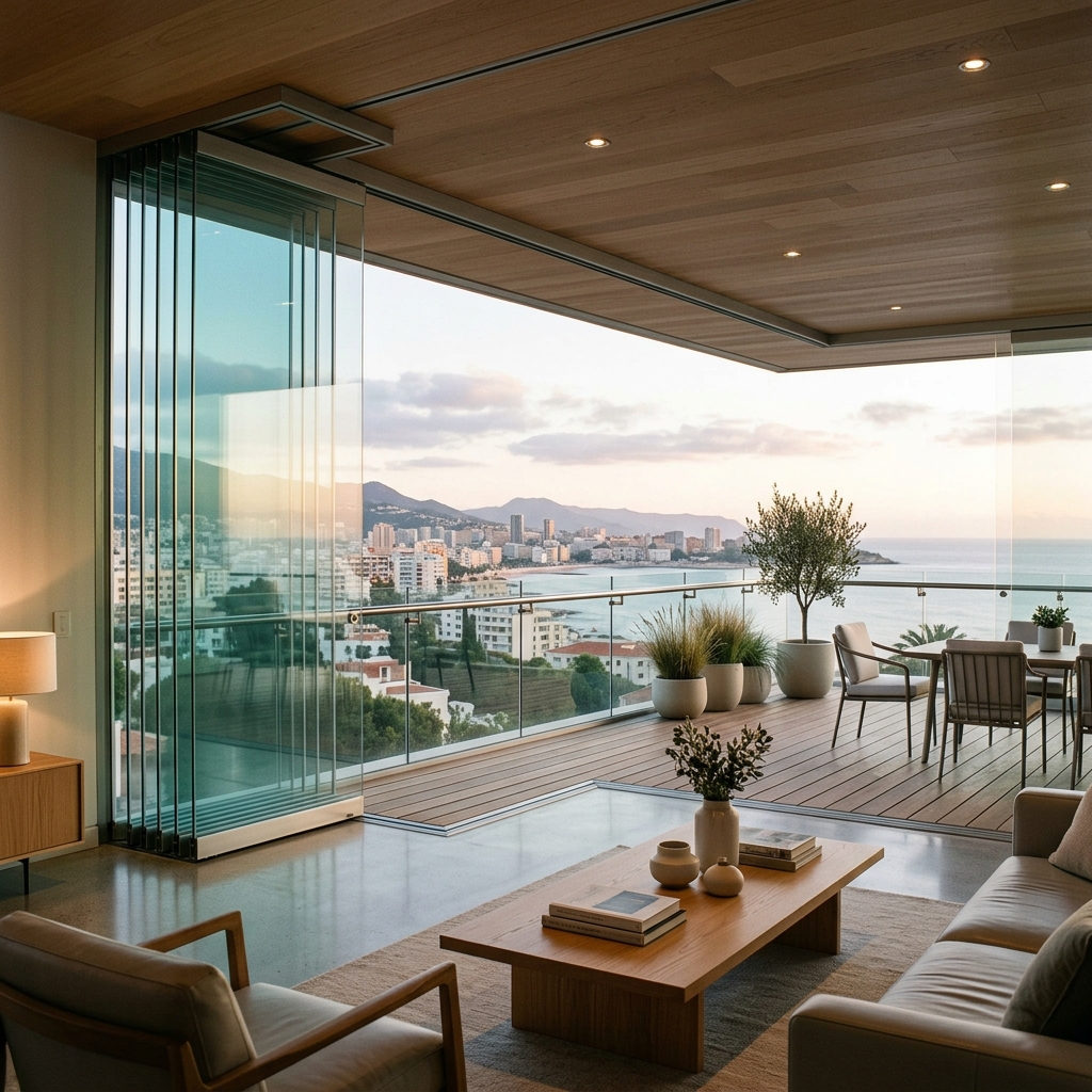Modern Katlanır Cam Balkon